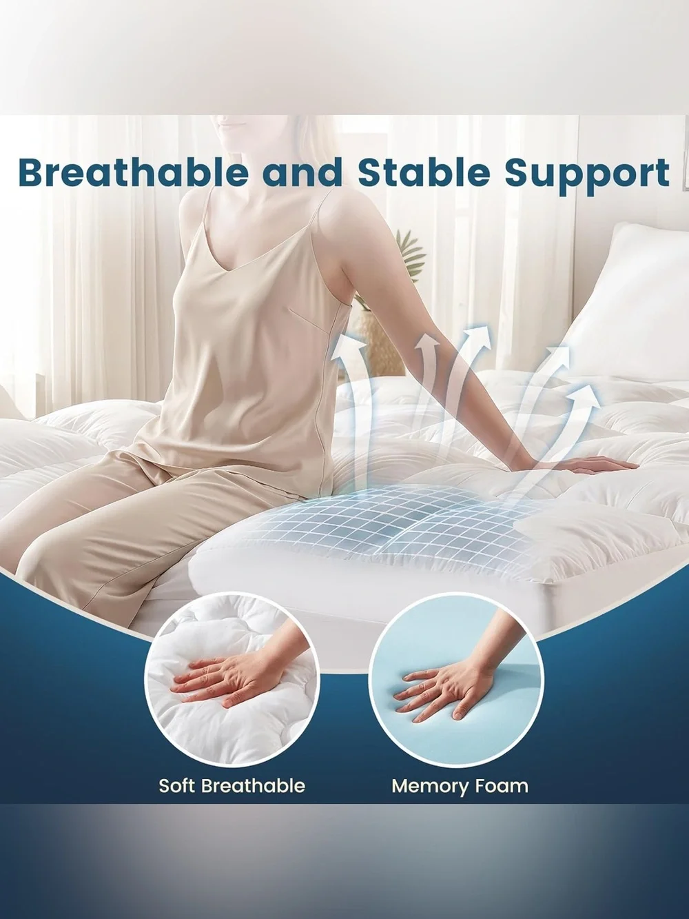4 Inch Memory Foam Mattress Topper